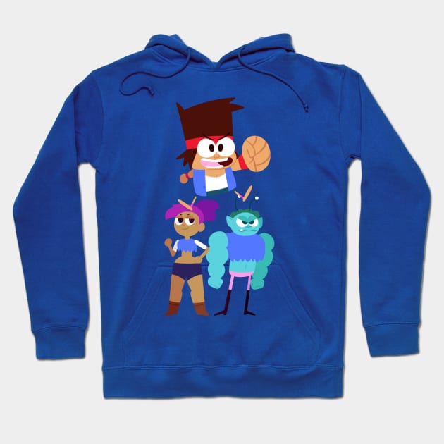 OK KO - Best Friends Hoodie by 8bitmonkey